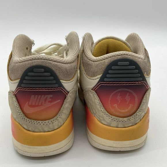 Youth 11.5C J. Balvin x Air Jordan 3 Retro PreSchool 'Medellín Sunset'FN0346-901 - Picture 7 of 10